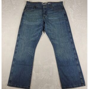 Wrangler Retro Relaxed Boot Jeans Men's 36x30 Blue Denim‎ Cowboy Western Casual